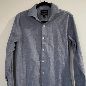 Bonobos - Slim Fit Button Down - Grey w/ White Dots